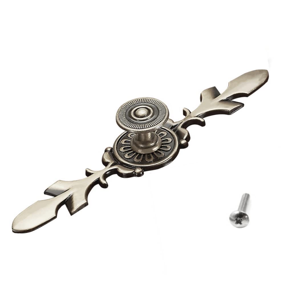 HASTHIP Antique Drawer Handle, 6.5inch with Screws- Bronze HASTHIP Antique Drawer Handle, 6.5inch with Screws- Bronze